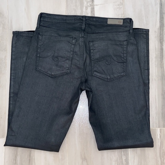 AG Adriano Goldschmied Prima Cigarette Ankle, Metal Gray, 27x28, NWT $208 MSRP - Picture 4 of 12